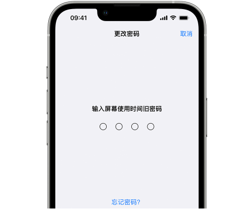 海林iPhone屏幕维修分享iPhone屏幕使用时间密码忘记了怎么办 