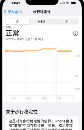 海林iPhone手机维修如何在iPhone开启'步行稳定性通知'