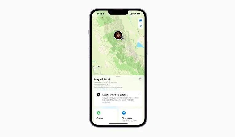 海林苹果14维修分享iPhone14系列中 FindMy功能通过卫星分享位置方法教程 