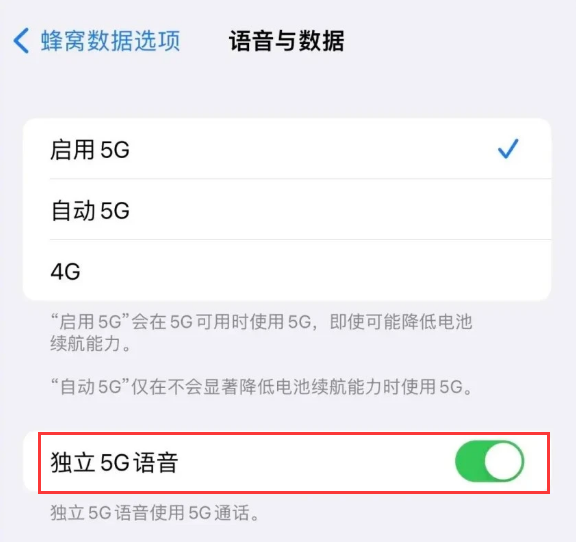 海林苹果14维修分享iPhone 14 Pro如何开启VoNR 